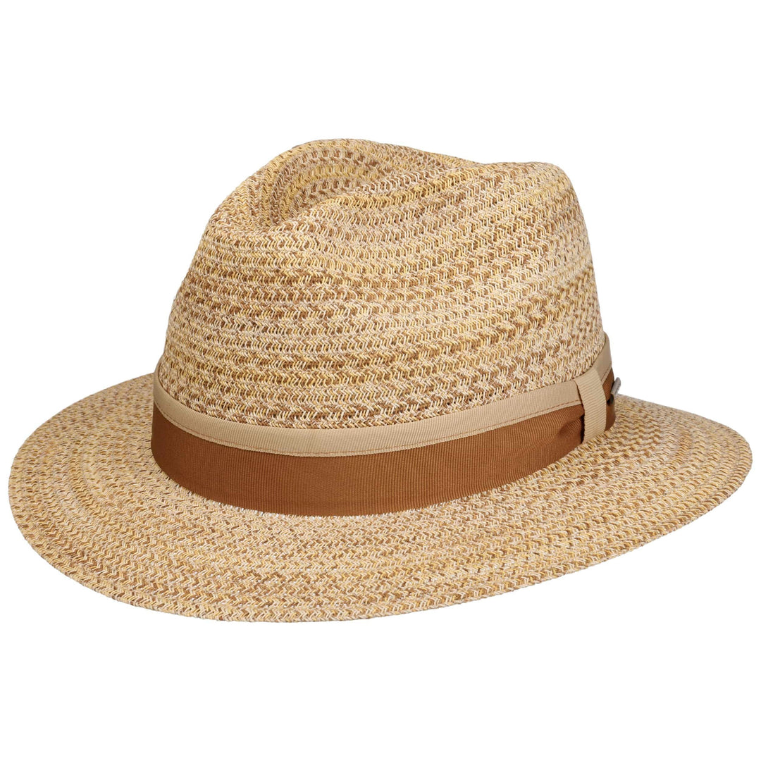 Stetson Toyo Straw Traveller Summer Fedora Hat Natural