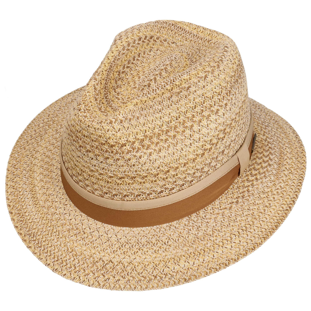Stetson Toyo Straw Traveller Summer Fedora Hat Natural
