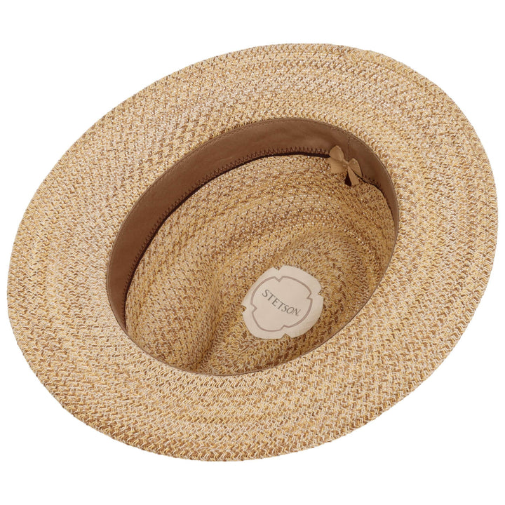 Stetson Toyo Straw Traveller Summer Fedora Hat Natural