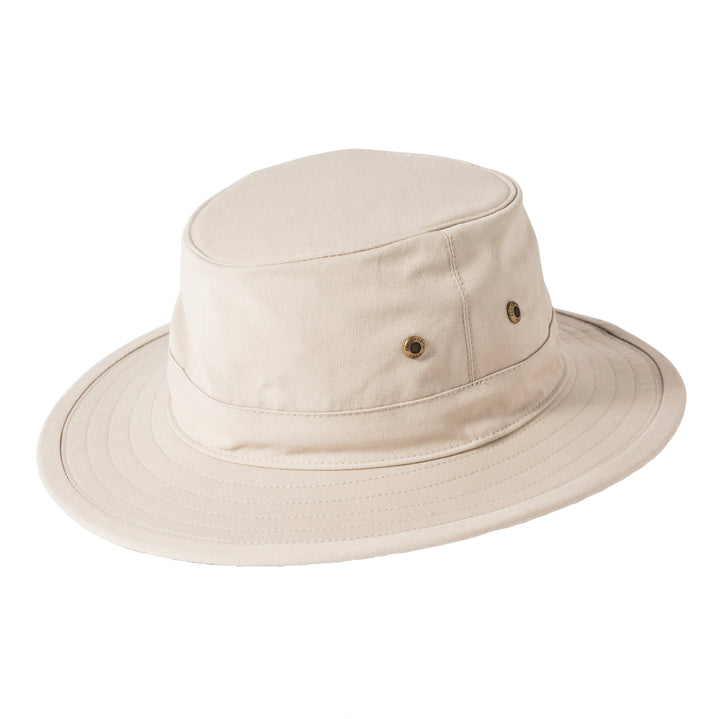 Failsworth Cotton Lightweight Traveller Safari Fedora In Stone