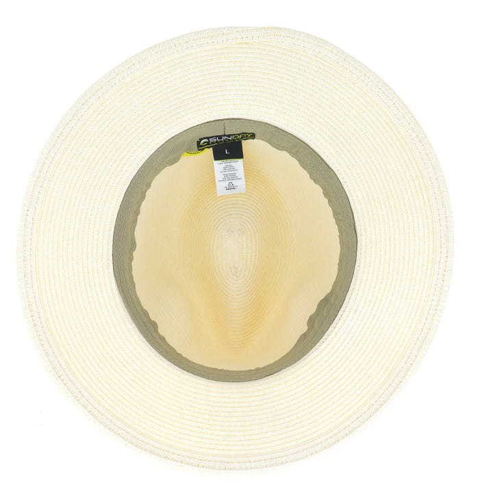 Havana Straw Fedora Hat From Sunday Afternoons in Cream
