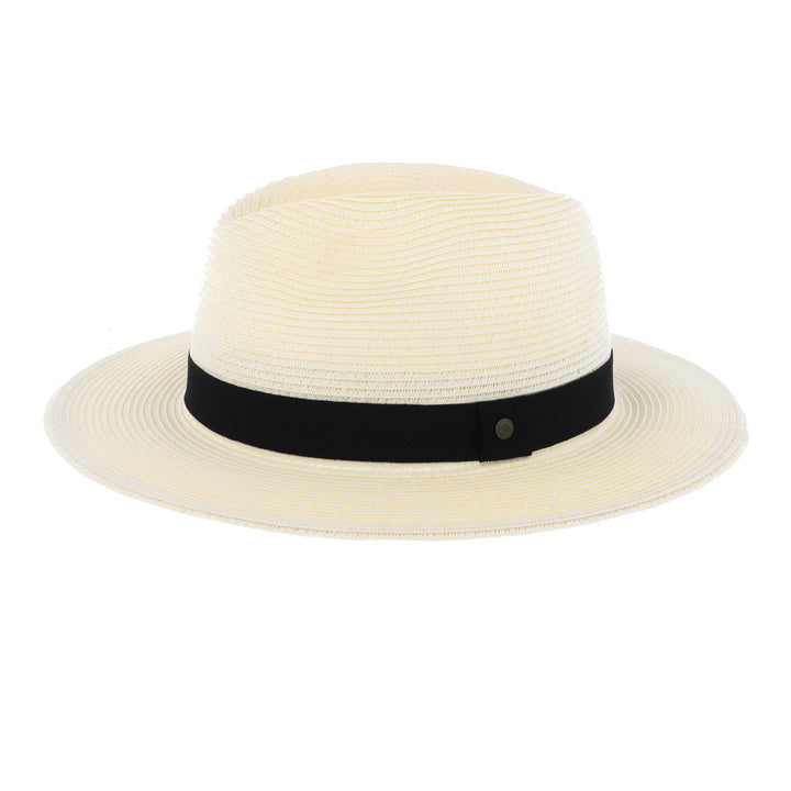 Havana Straw Fedora Hat From Sunday Afternoons in Cream