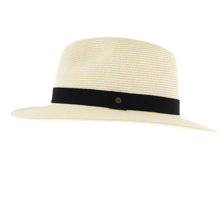 Havana Straw Fedora Hat From Sunday Afternoons in Cream