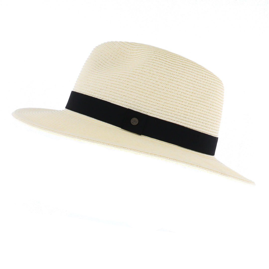 Havana Straw Fedora Hat From Sunday Afternoons in Cream