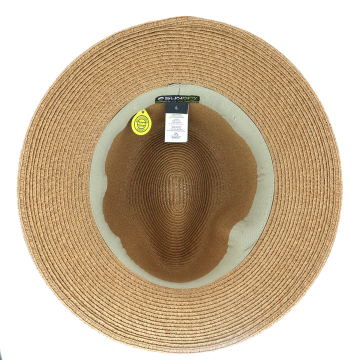 Havana Straw Fedora Hat From Sunday Afternoons in Tan