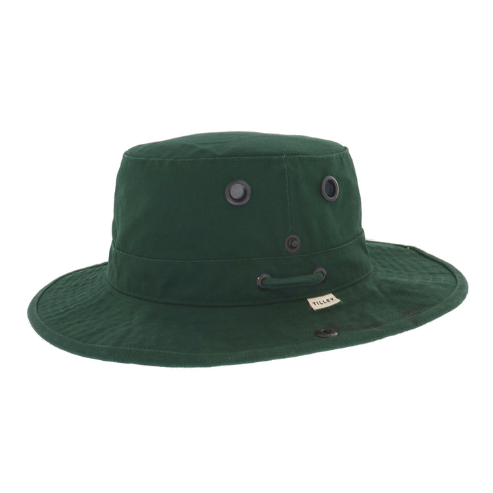 Tilley T3 Vintage Wanderer Cotton Bush Hat (Evergreen)