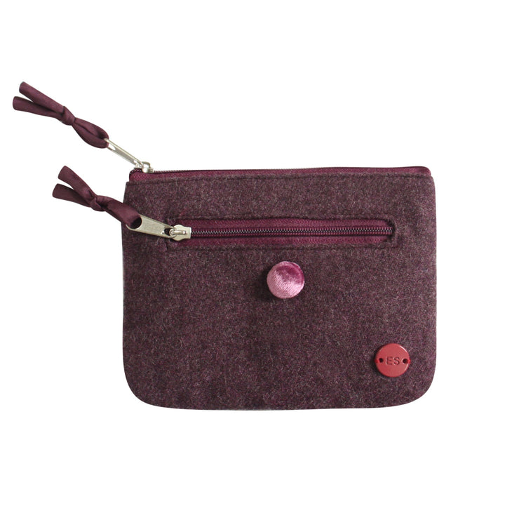 Plum & Gullane Tweed Emily Coin Purse by Earth Squared
