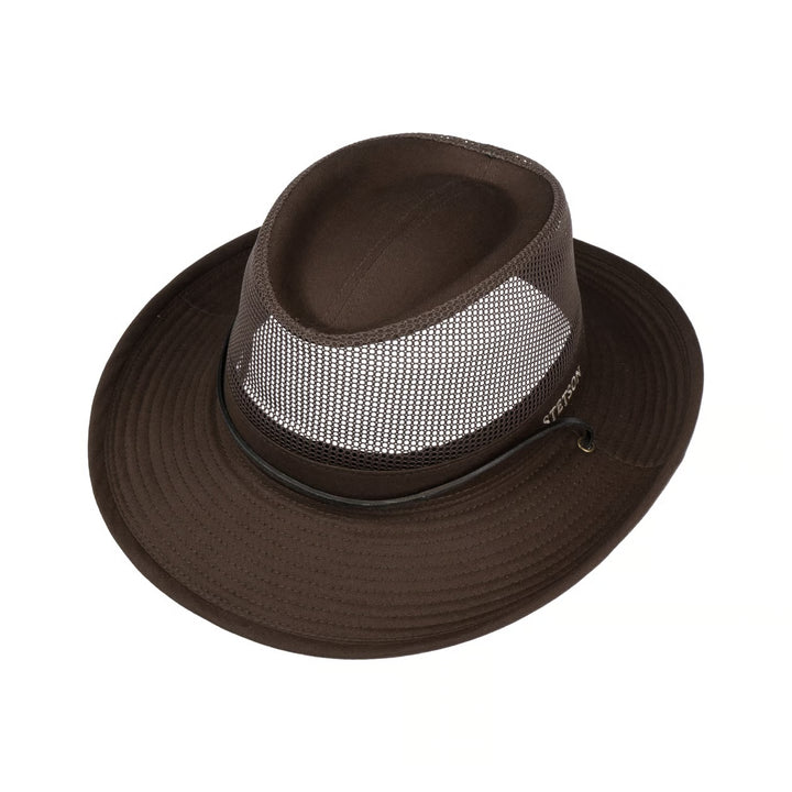 Stetson Organic Cotton Traveller Safari Hat Brown