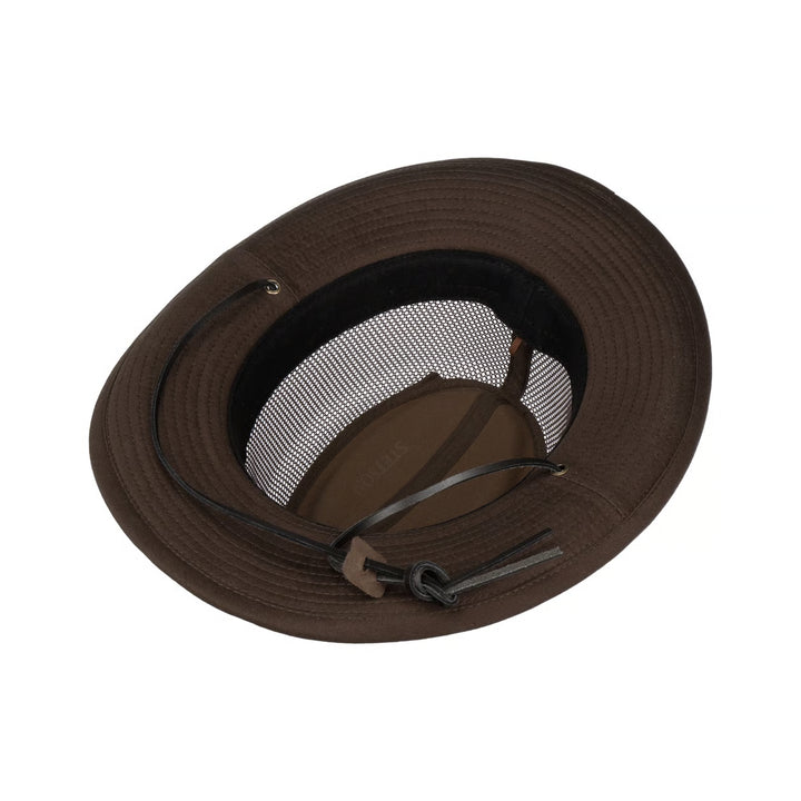 Stetson Organic Cotton Traveller Safari Hat Brown