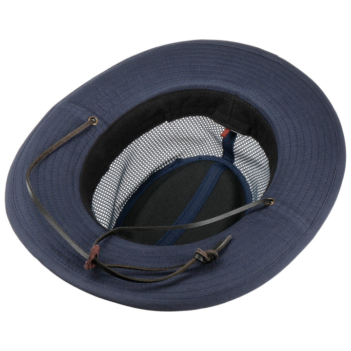Stetson Organic Cotton Traveller Safari Hat in Navy