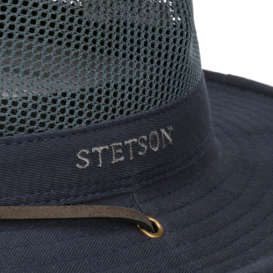 Stetson Organic Cotton Traveller Safari Hat in Navy