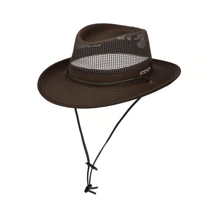 Stetson Organic Cotton Traveller Safari Hat Brown