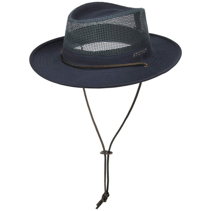 Stetson Organic Cotton Traveller Safari Hat in Navy