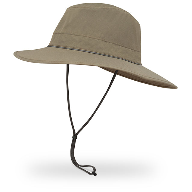 Taupe Outback Storm Bush Waterproof Hat With Chin Strap From Sunday Afternoons