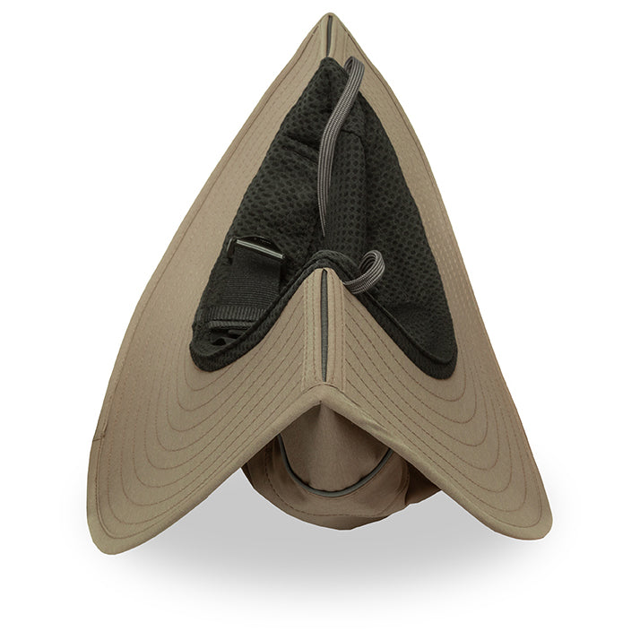 Taupe Outback Storm Bush Waterproof Hat With Chin Strap From Sunday Afternoons