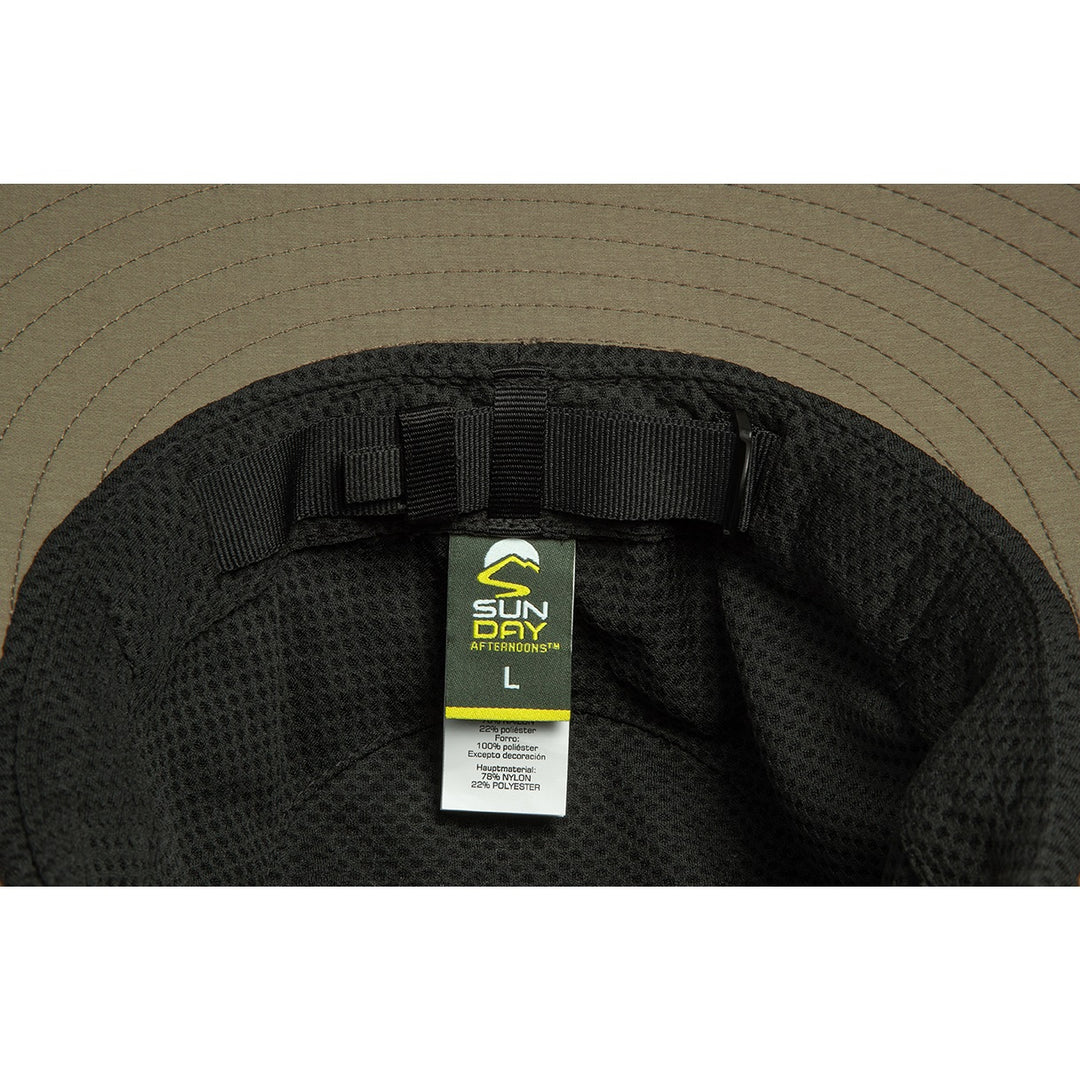 Taupe Outback Storm Bush Waterproof Hat With Chin Strap From Sunday Afternoons