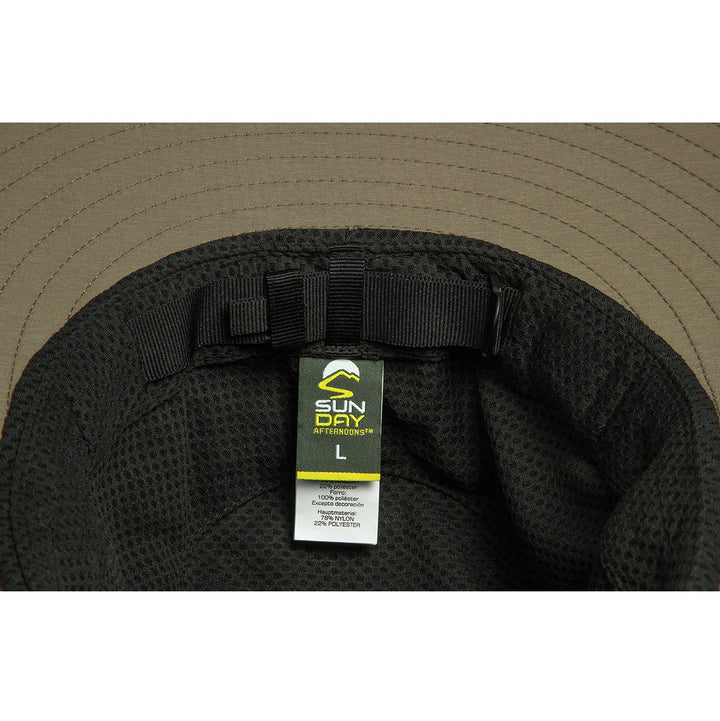 Taupe Outback Storm Bush Waterproof Hat With Chin Strap From Sunday Afternoons