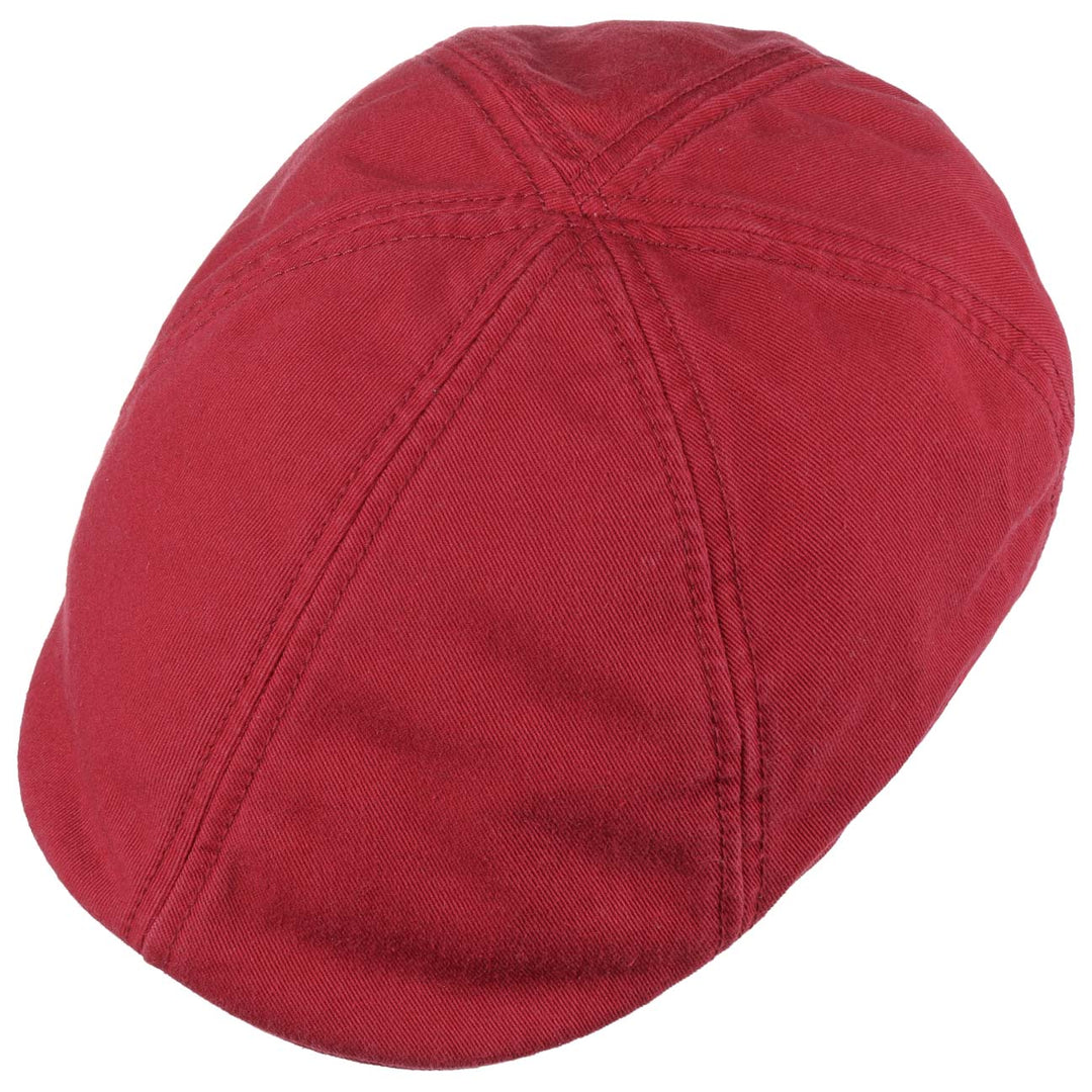 Stetson Texas Sun Protection Flat Cap in Red