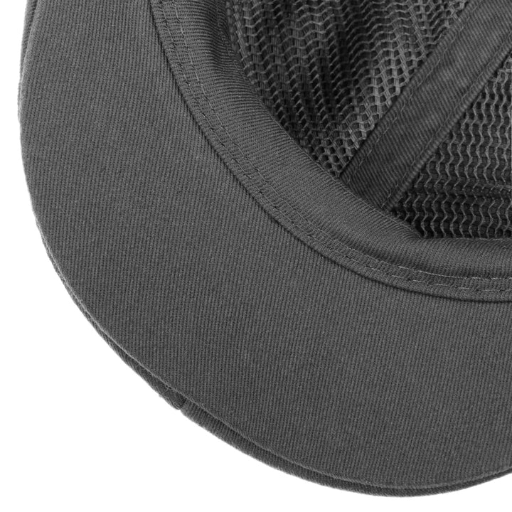 Stetson Texas Sun Protection Flat Cap in Grey
