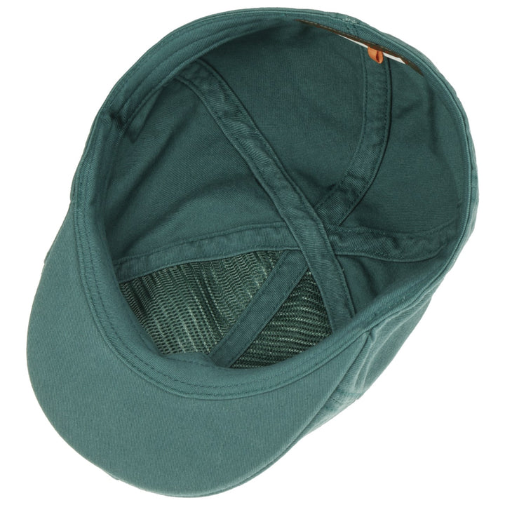 Stetson Texas Sun Protection Flat Cap in Petrol