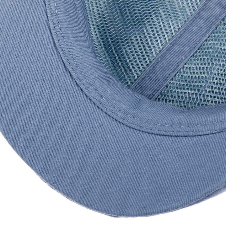 Stetson Texas Sun Protection Flat Cap in Light Blue