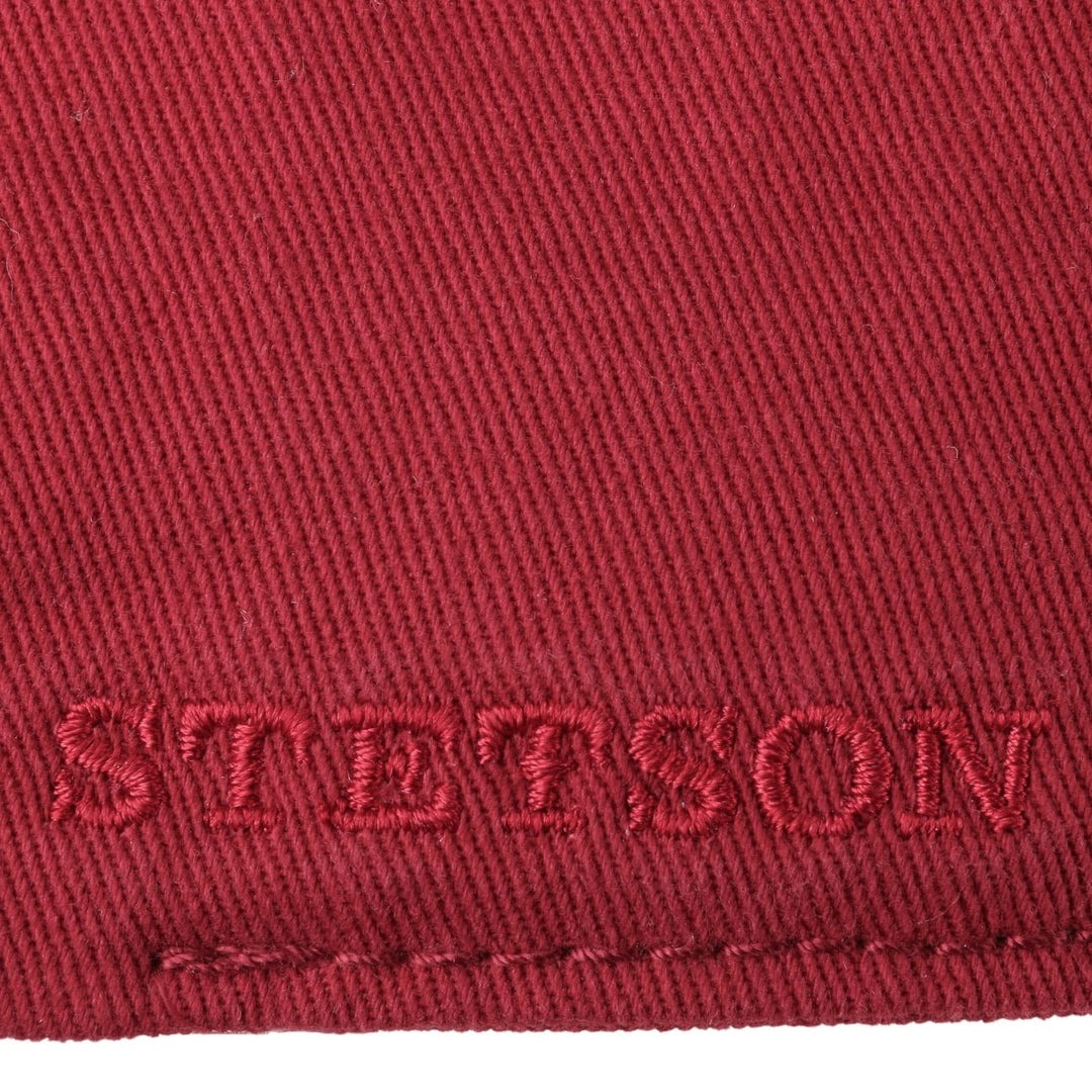 Stetson Texas Sun Protection Flat Cap in Red