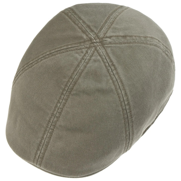 Stetson Texas Sun Protection Flat Cap in Olive