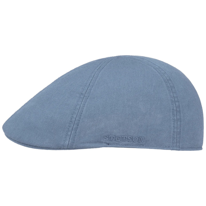 Stetson Texas Sun Protection Flat Cap in Light Blue