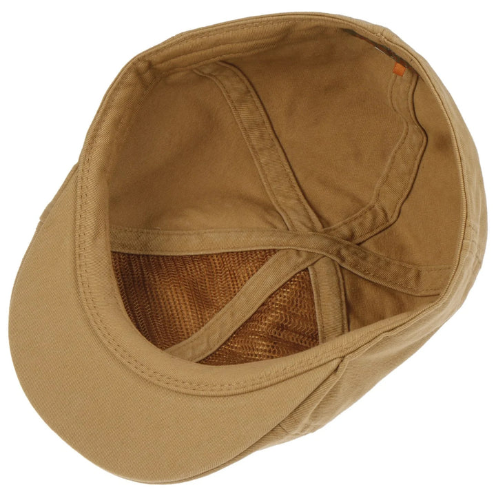 Stetson Texas Sun Protection Flat Cap in Light Brown