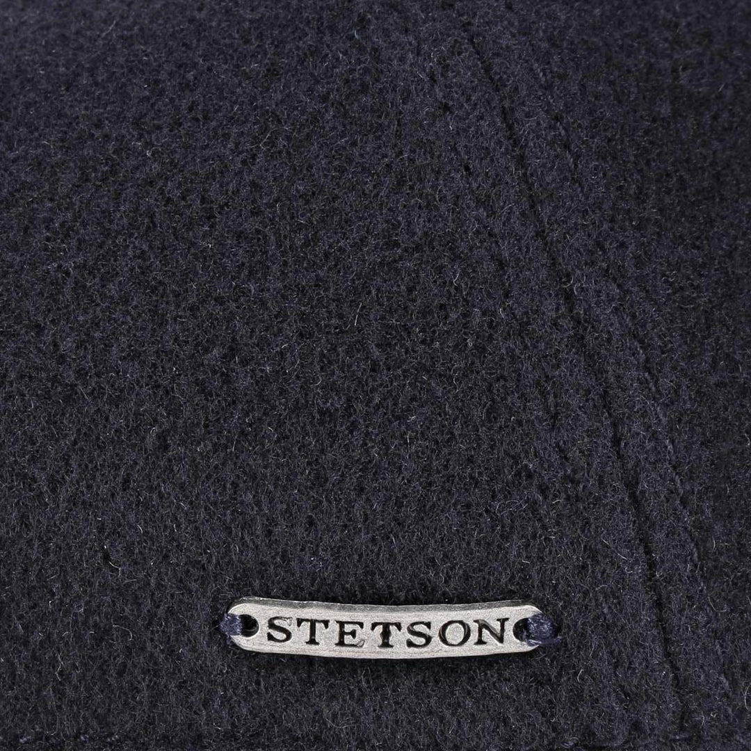 Stetson Texas Cashmere Wool Flat Cap in Navy