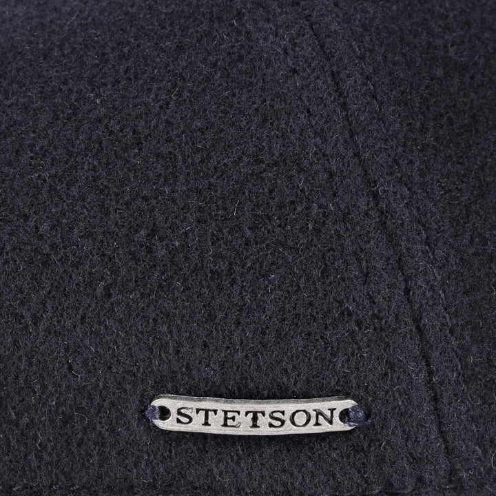 Stetson Texas Cashmere Wool Flat Cap in Navy
