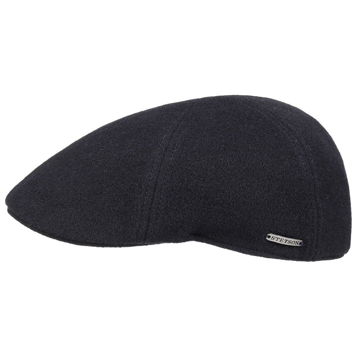 Stetson Texas Cashmere Wool Flat Cap in Navy