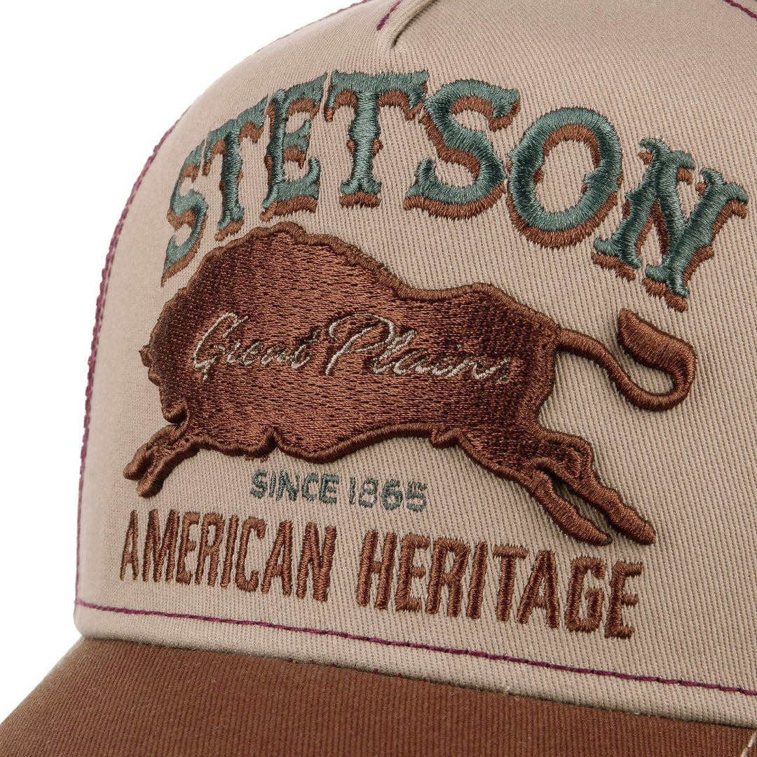 Stetson Great Plains Baseball Trucker Cap Adjustable Snapback