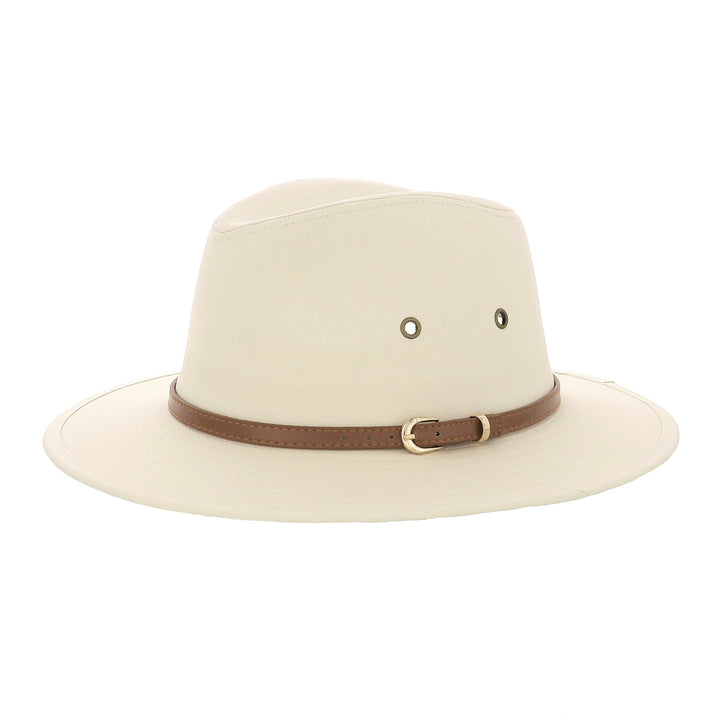Cotton Fedora With Brown Band