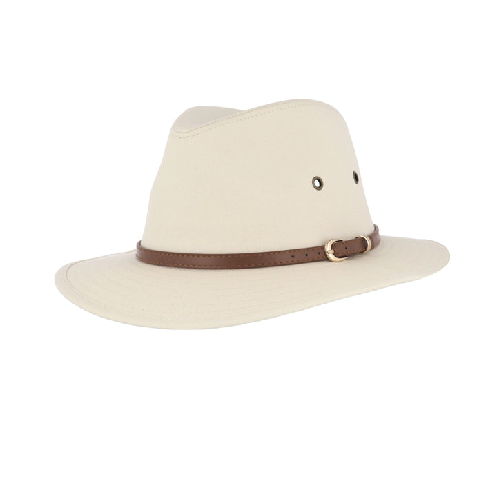 Cotton Fedora With Brown Band