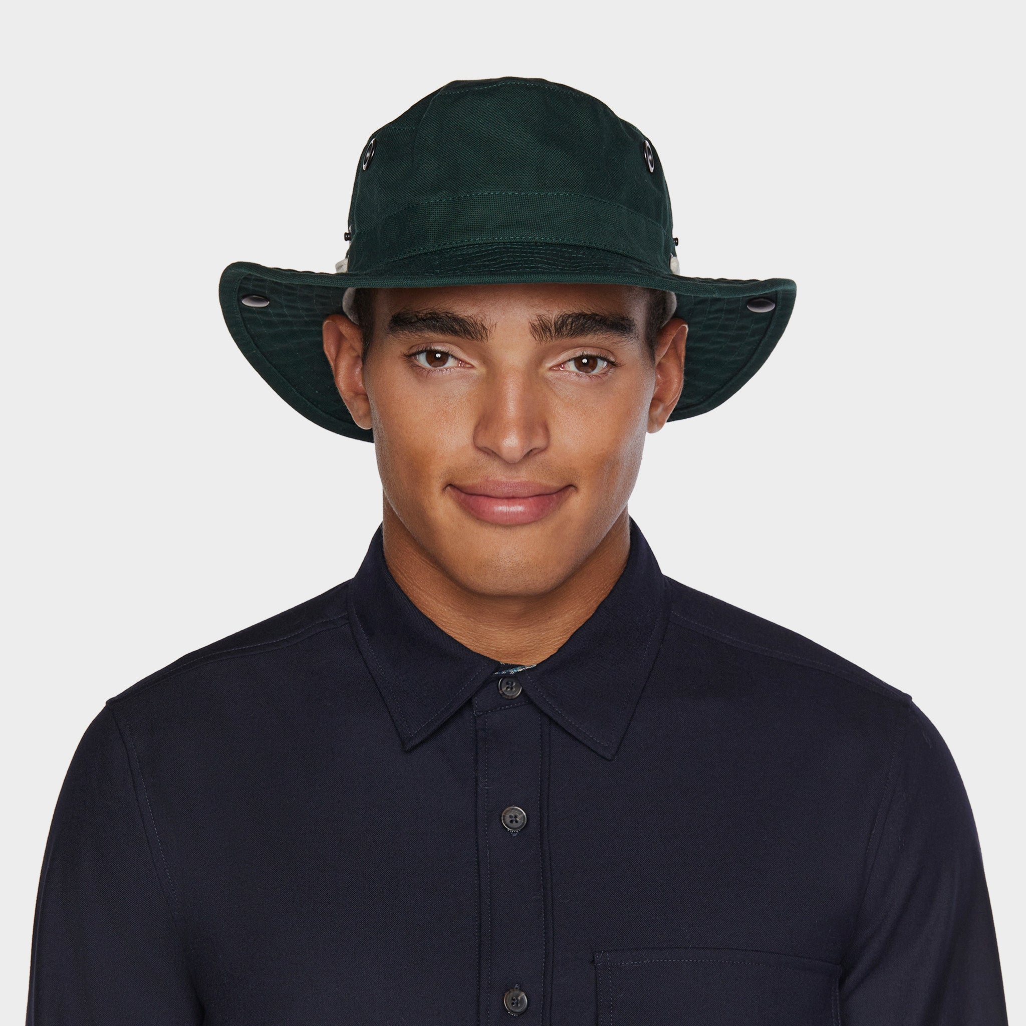 Tilley 100% Cotton T3 Vintage Wanderer Bush Hat in Evergreen