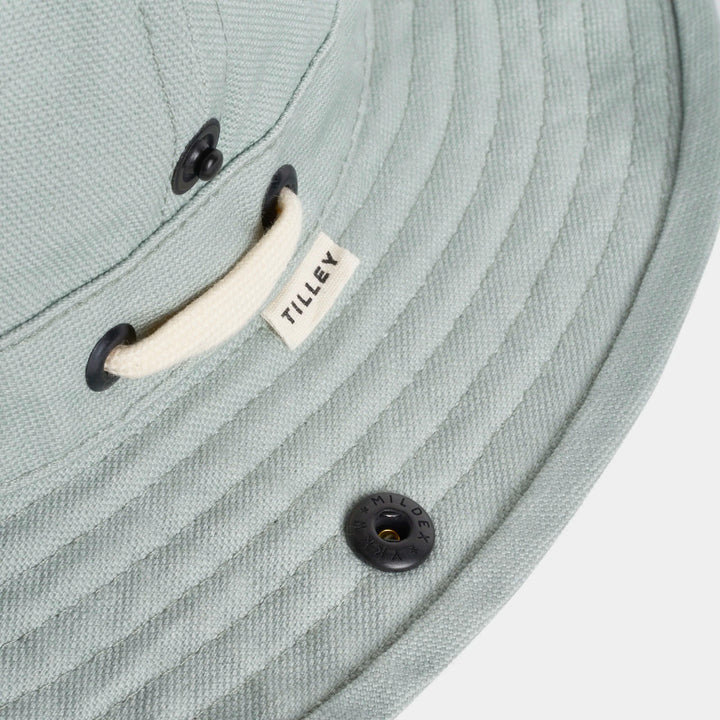 Tilley T3 Vintage Wanderer Cotton Bush Hat (Mist Blue)