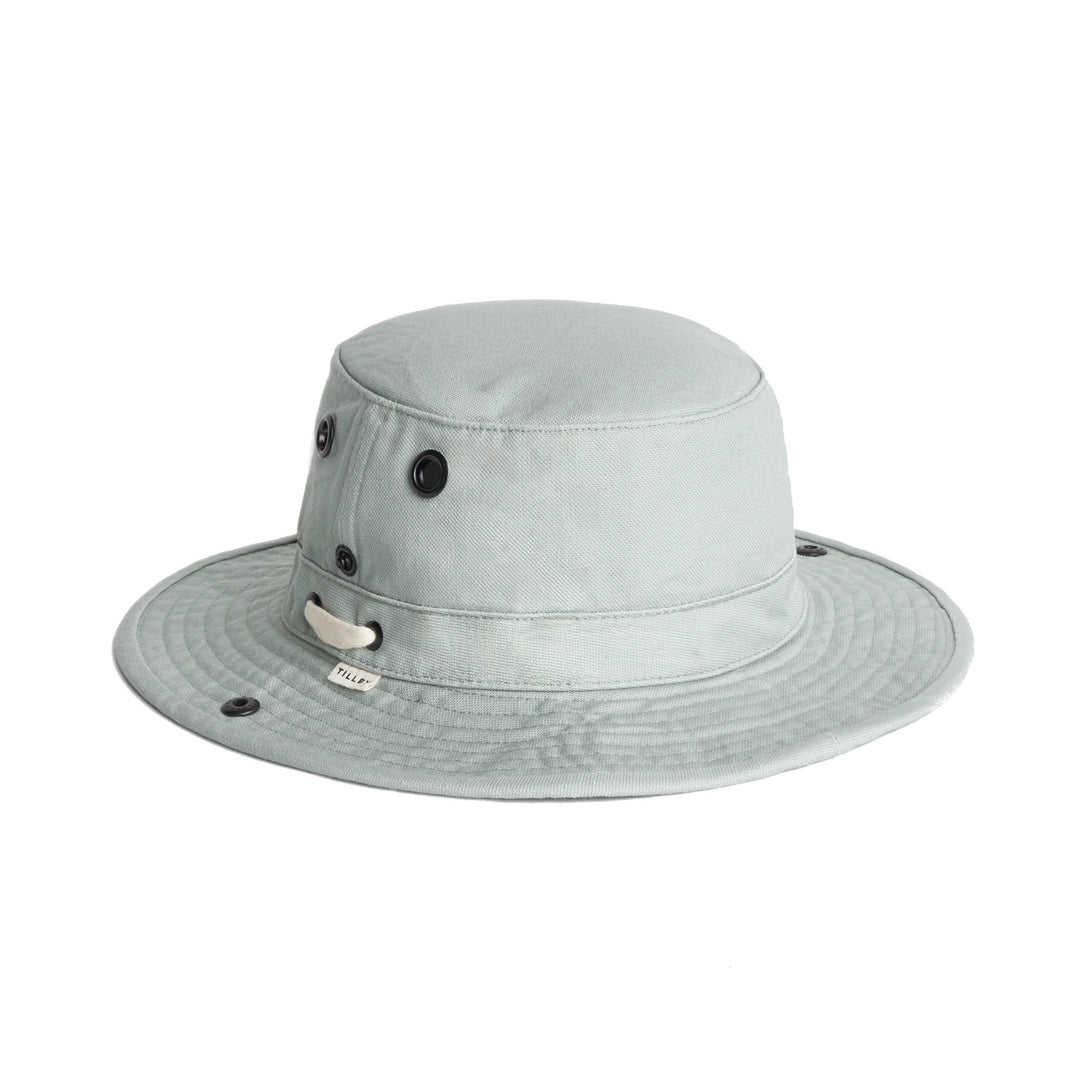 Tilley T3 Vintage Wanderer Cotton Bush Hat (Mist Blue)