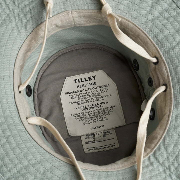 Tilley T3 Vintage Wanderer Cotton Bush Hat (Mist Blue)