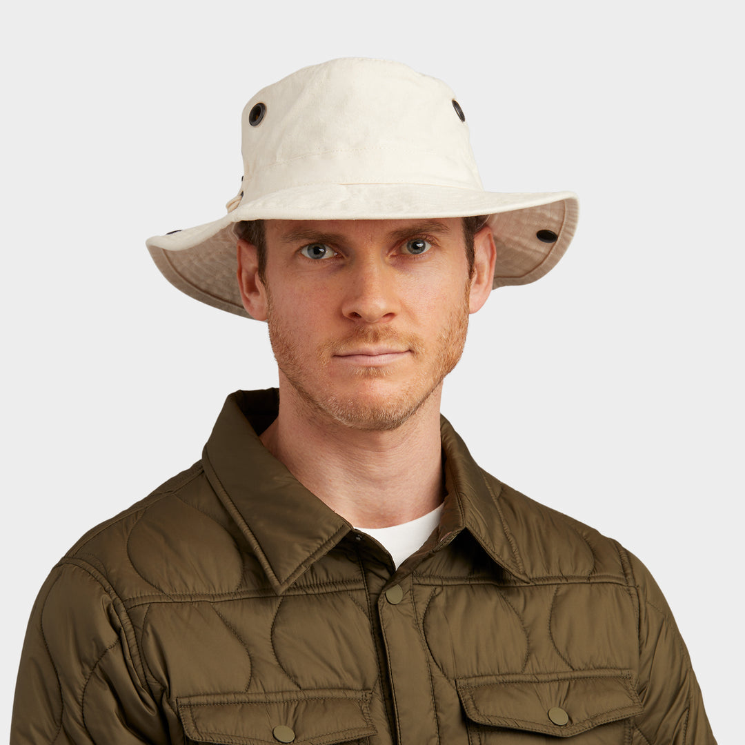 Tilley T3 Vintage Wanderer Cotton Bush Hat (Natual)