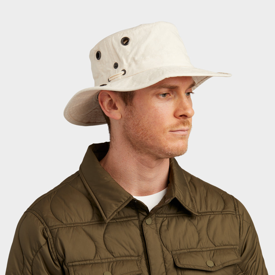 Tilley T3 Vintage Wanderer Cotton Bush Hat (Natual)