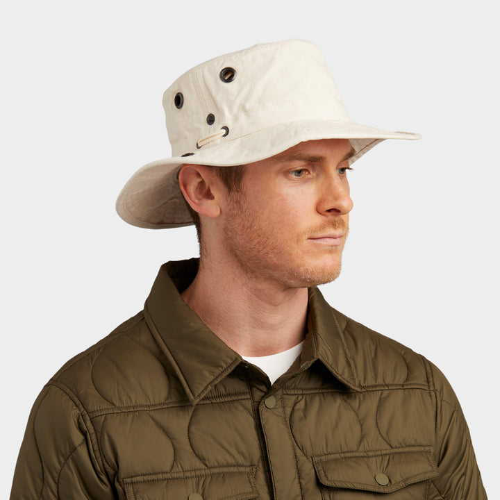 Tilley T3 Vintage Wanderer Cotton Bush Hat (Natual)