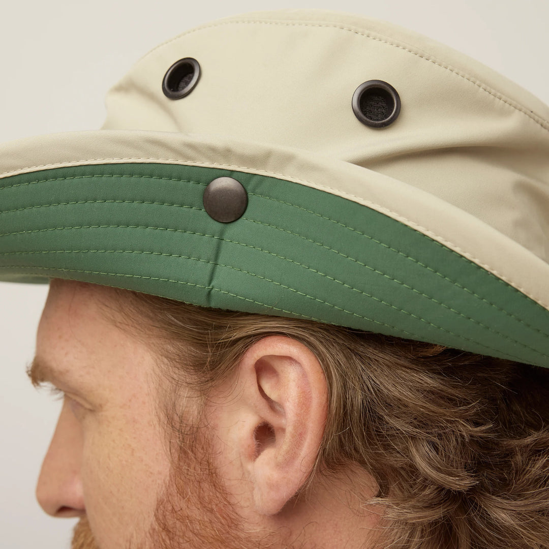 Tilley TWS1 All Weather Hat in Stone/Green
