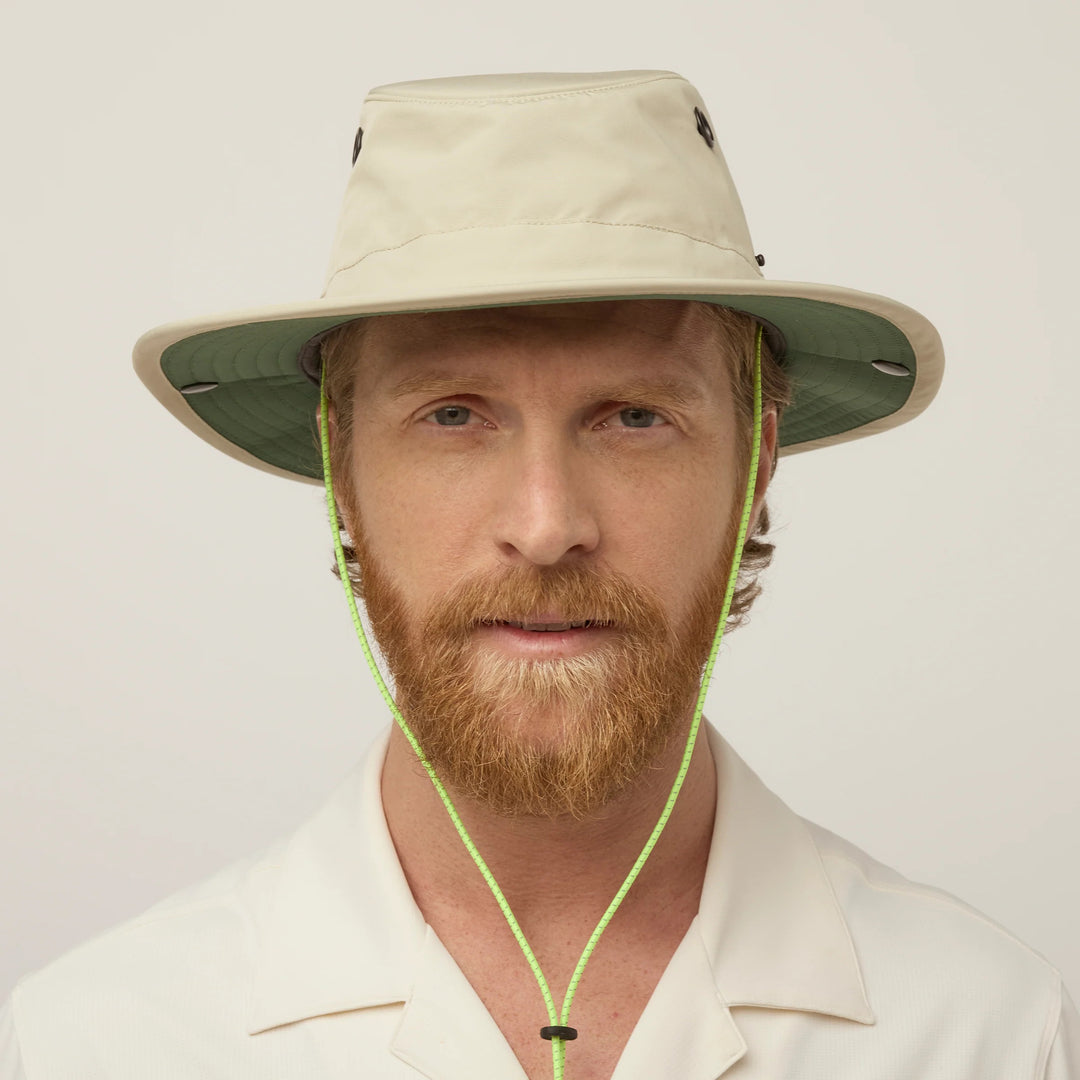 Tilley TWS1 All Weather Hat in Stone/Green