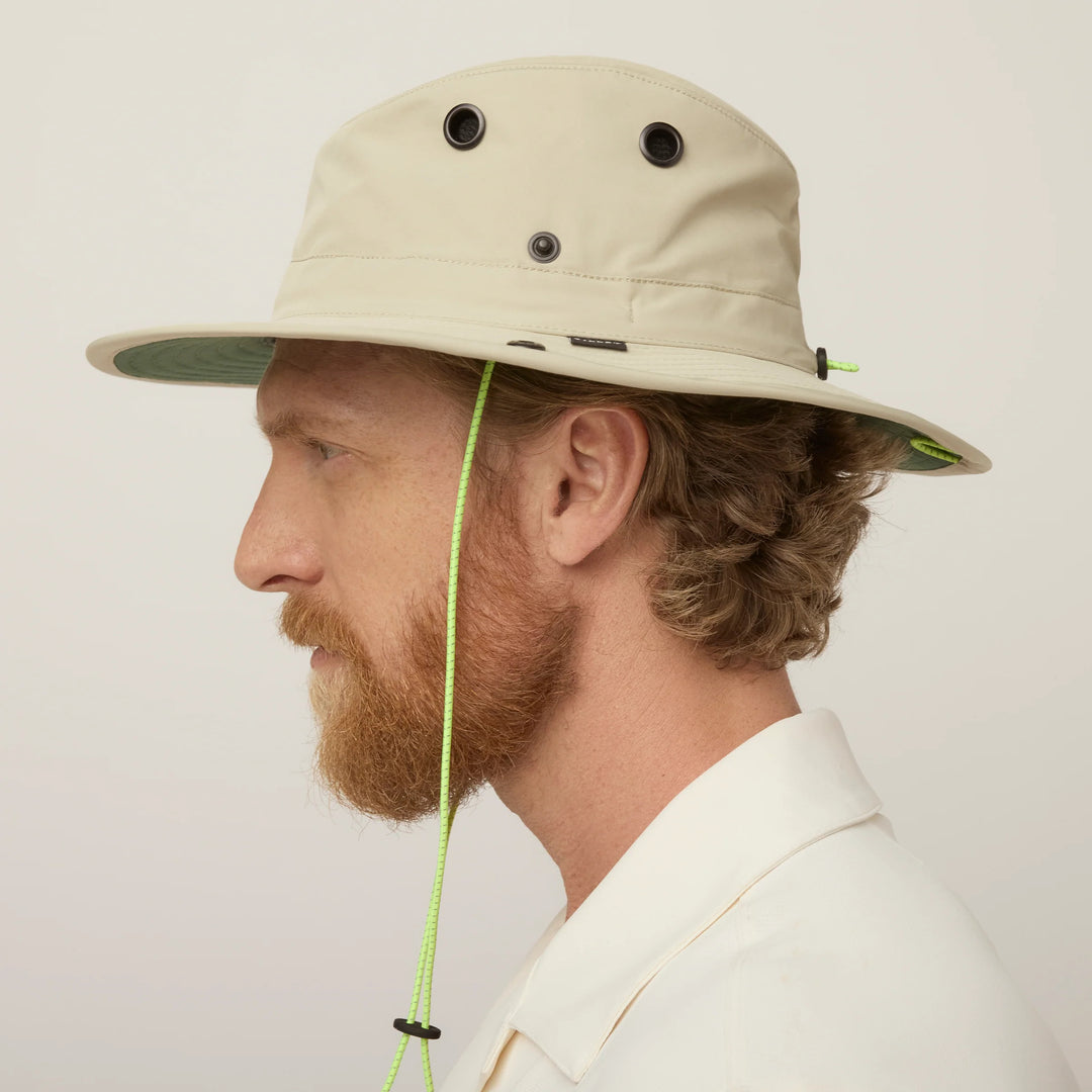 Tilley TWS1 All Weather Hat in Stone/Green