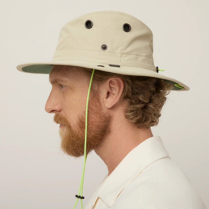 Tilley TWS1 All Weather Hat in Stone/Green