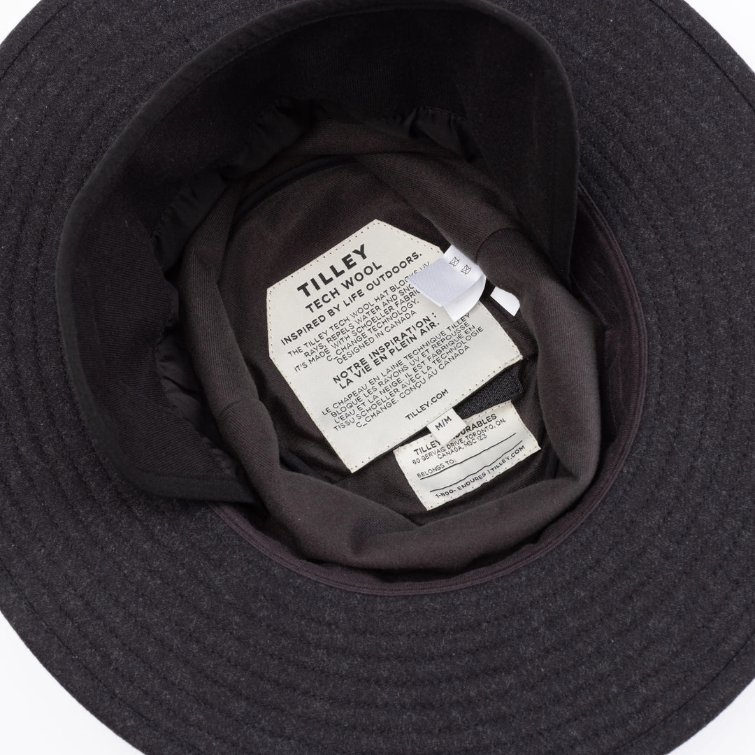Tilley Wool Wide Brim Hat With Tuckaway Neck Warmer