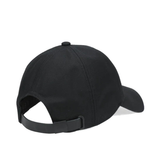 Tilley Adjustable Waxed Cotton Baseball Cap in Black