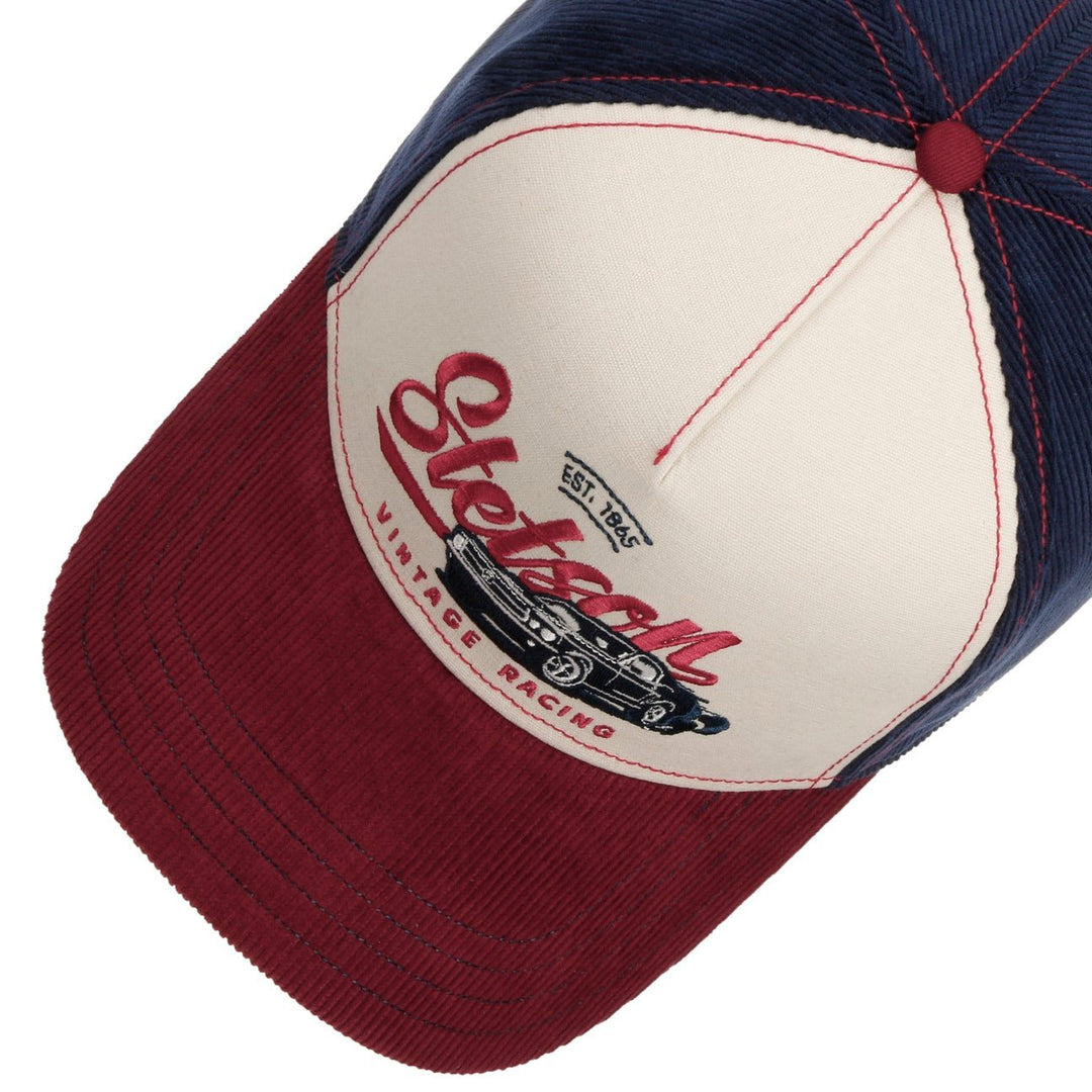 Stetson Vintage Racing Baseball Trucker Cap Adjustable Snapback