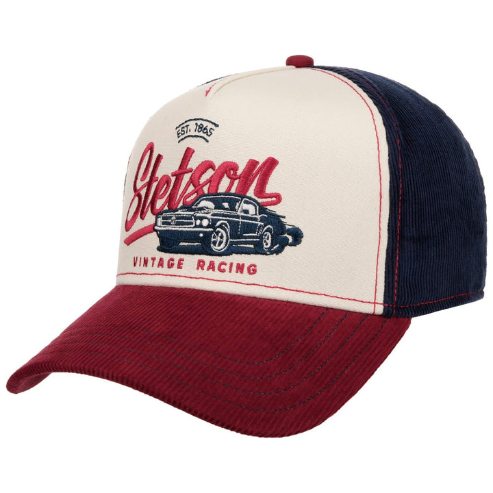Stetson Vintage Racing Baseball Trucker Cap Adjustable Snapback